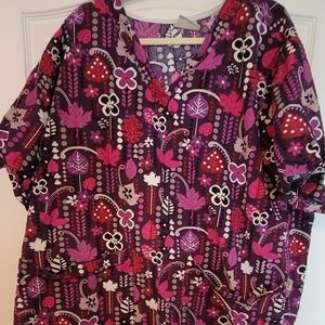 4X Women's Scrub Top